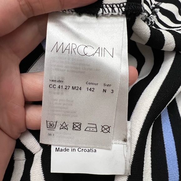 Marc Cain Striped Long Sleeve Mini Dress - Picture 11 of 16